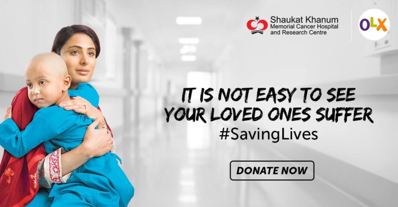 OLX Pakistan Collaborated With Shaukat Khanum Memorial Cancer Hospital And Transparent Hands