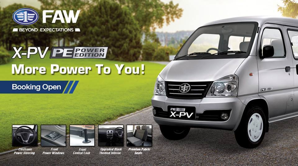 Power Edition Of FAW X-PV launched In Pakistan