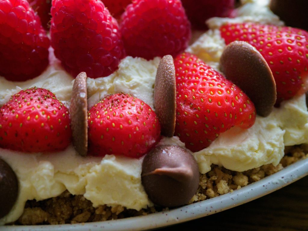 close-up-shot-of-a-strawberry-dessert