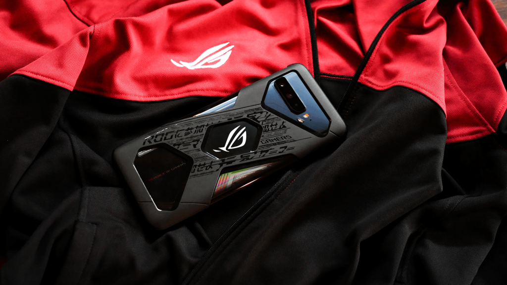 Rog Phone 3 with black and red bg
