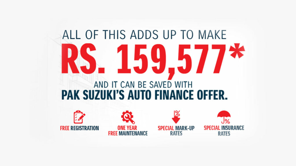 Pak Suzuki's Auto Finance Offer