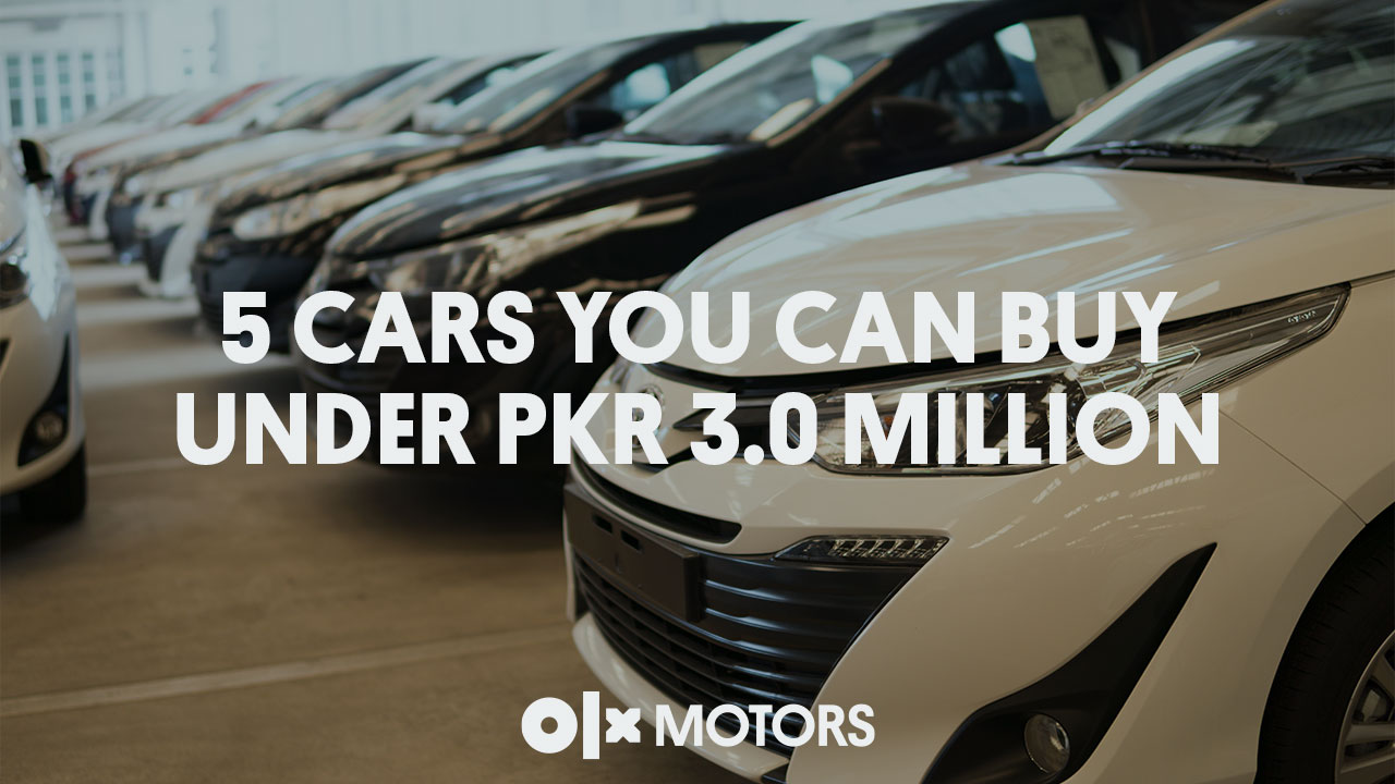 5 Cars That You Can Buy Under PKR 3.0 Million