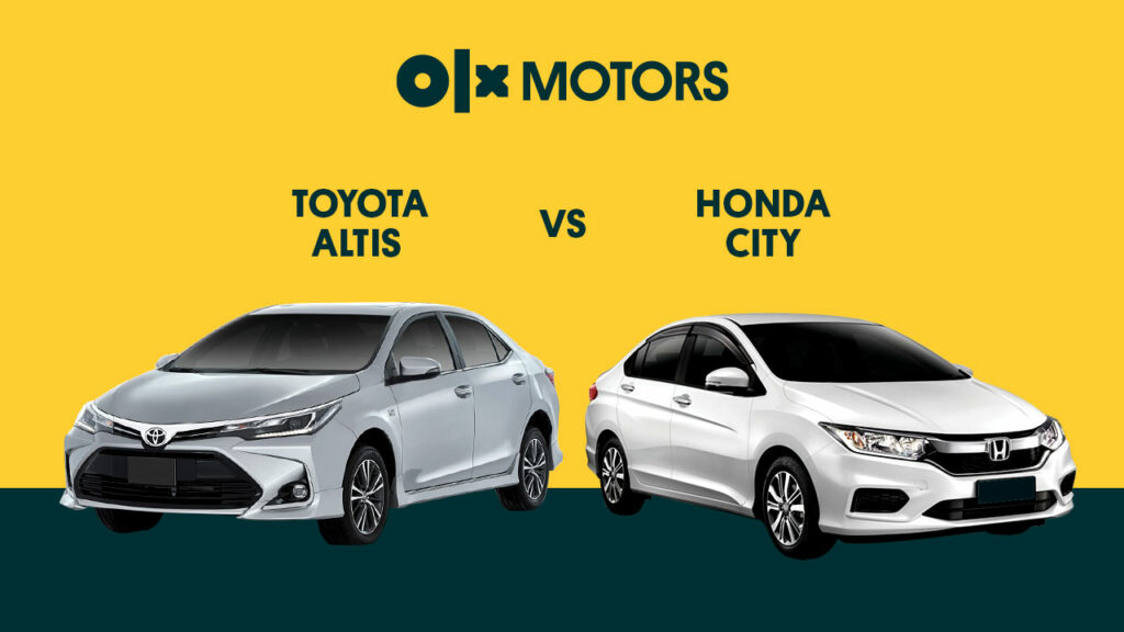 Honda City Aspire 1.5 vs. Toyota Altis 1.6: A Brief Comparison