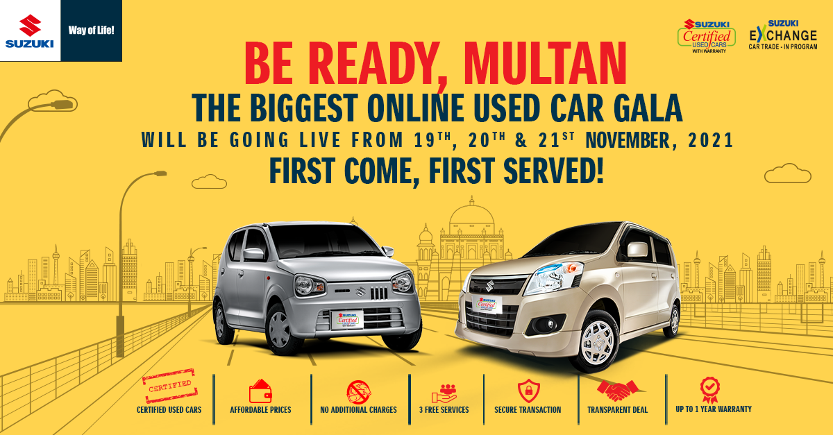 Pak-Suzuki brings their Certified Used Car Gala to Multan!