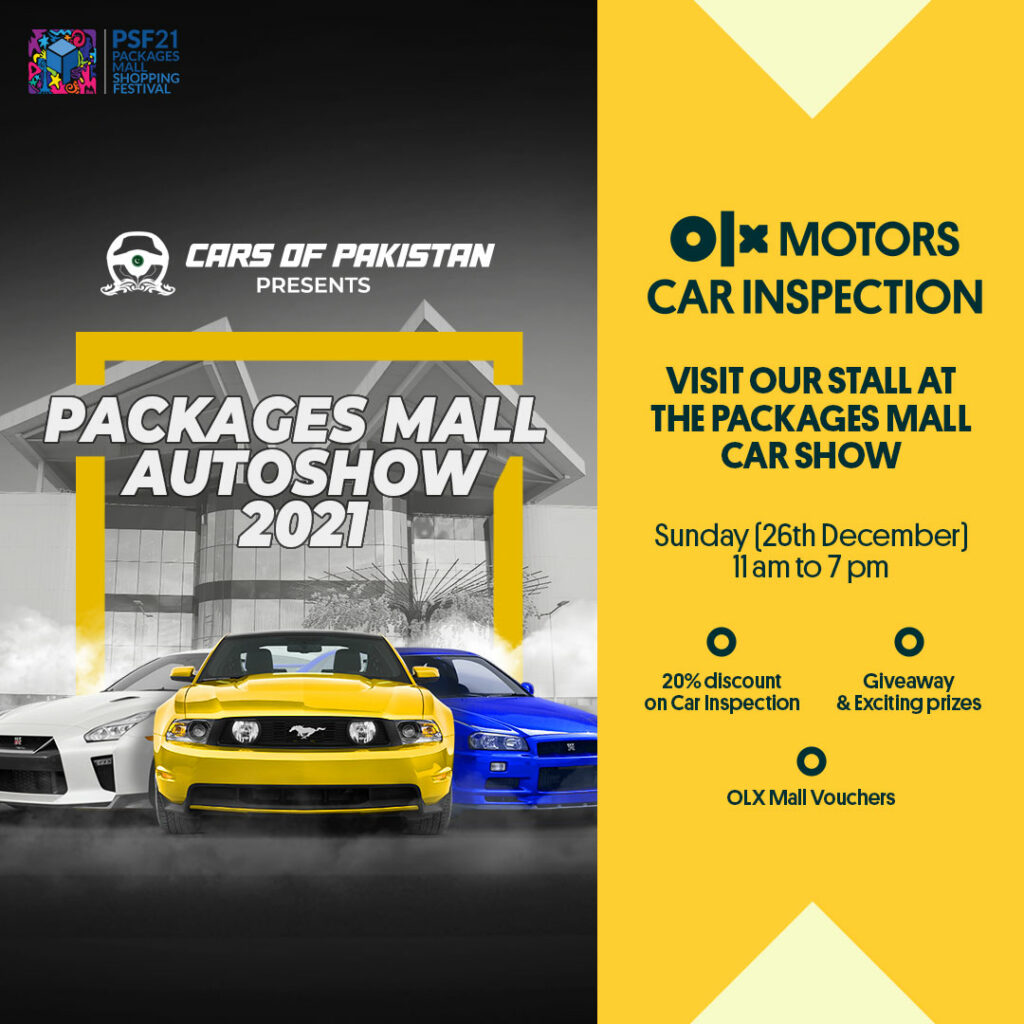 Pictures of Team Olx Pakistan @ Packages Mall Auto Show 2021