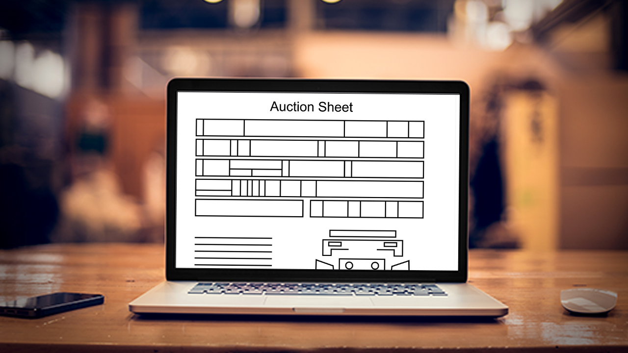 How to read and verify the auction sheet of a car?